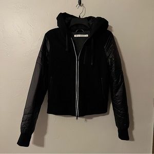 BLANC NOIR Light Puffer Jacket with Reflective Stripes - NWOT - Size Small